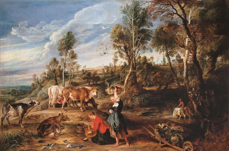 Peter Paul Rubens The Farm at Laeken (mk25) oil painting image